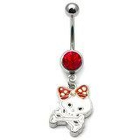 Belly Bar - Skull and Bow