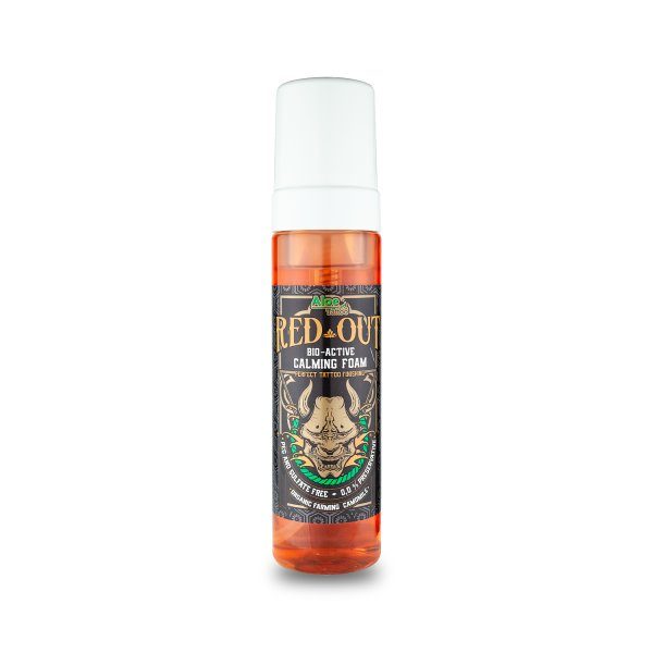 Aloe Tattoo - Red Out - Bioactive Calming Foam - 220ml