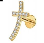 LABRET CROSS INTERNALLY THREADED DS4036