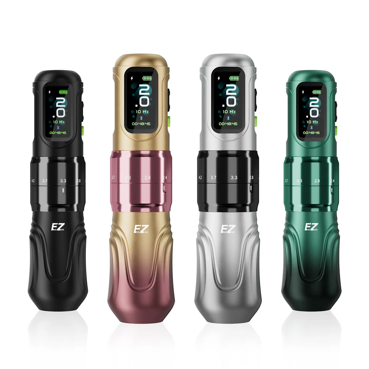 EZ P6 Adjustable Stroke Wireless Tattoo Machine-High Torque Motor-With Extra Power